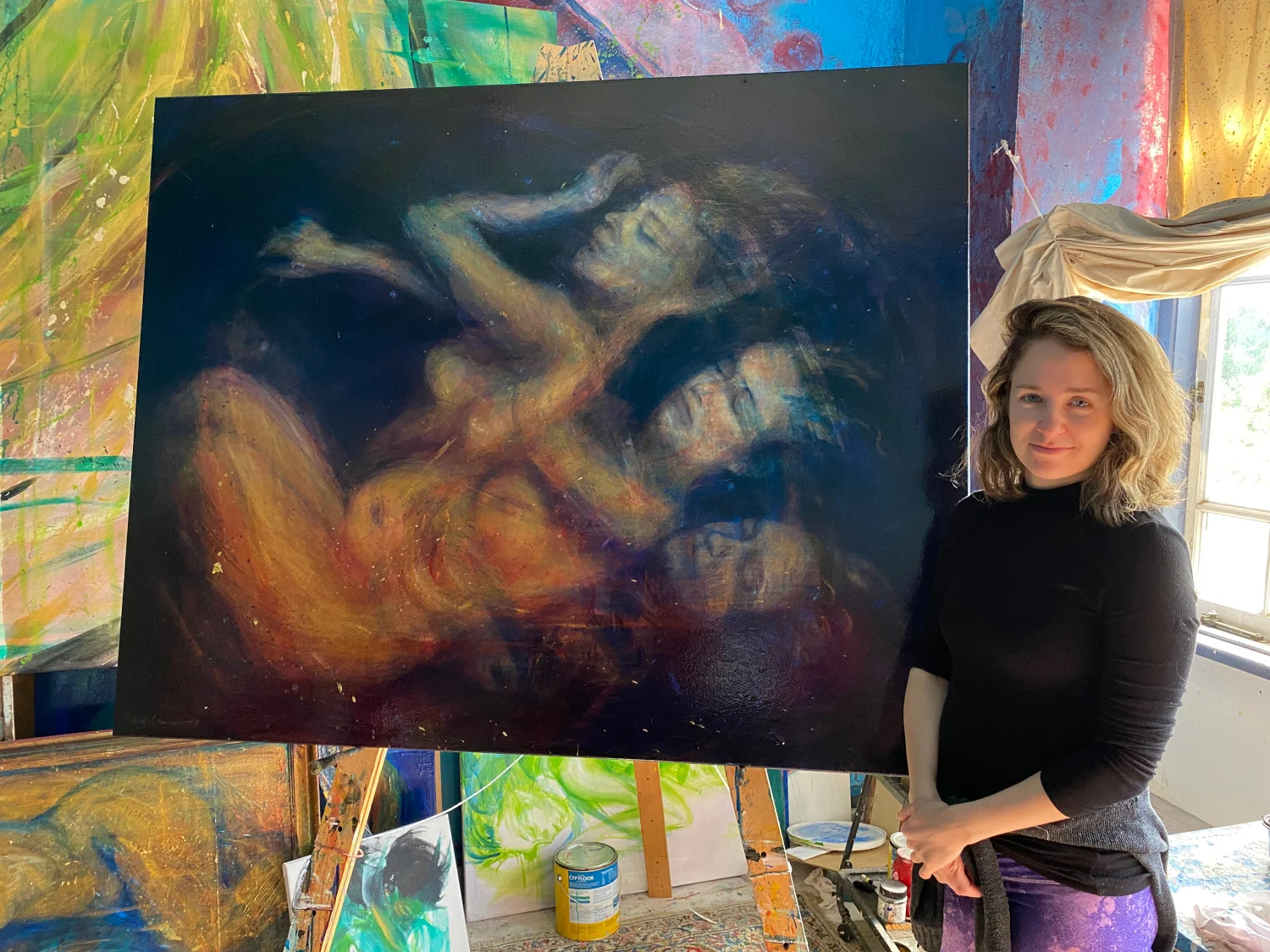 Stages of Sleep, Emma Hawthorne in REM sleep by Billy Shannon view 2