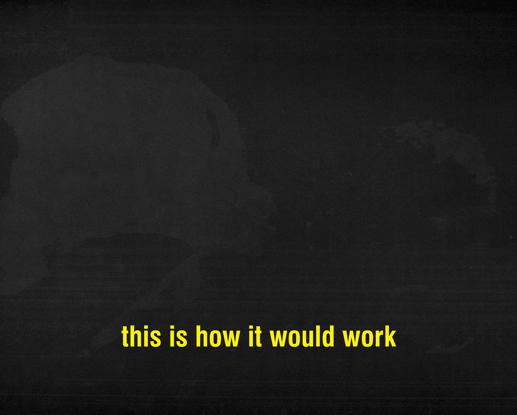 this is how it would work