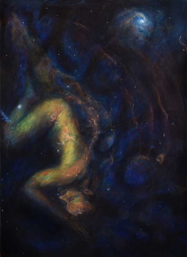Logos - Hamish Alcorn painting by Billy Shannon at Plexus Gallery